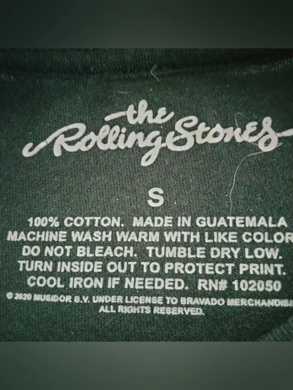 Rolling Stones Kids Tee in Black with Red Tongue Graphic
